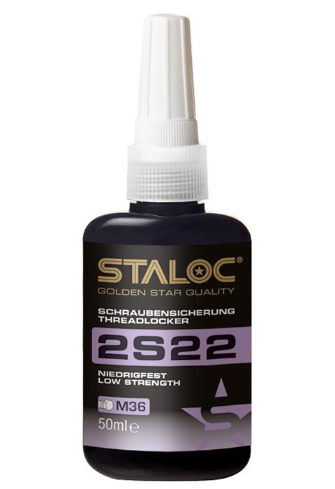 STALOC 厭氧粘合劑 厭氧膠 密封膠 螺紋膠 2S22 低強度 螺紋膠 紫色