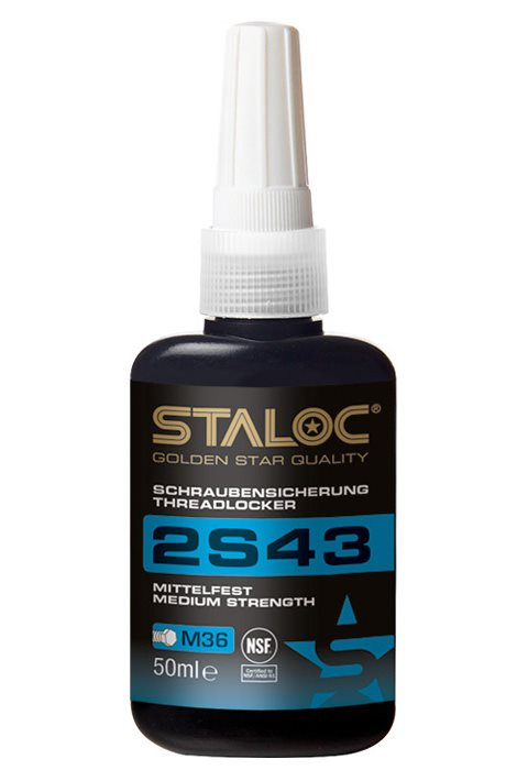 STALOC 厭氧粘合劑 厭氧膠 密封膠 螺紋膠 2S43 螺紋鎖固劑，中強度