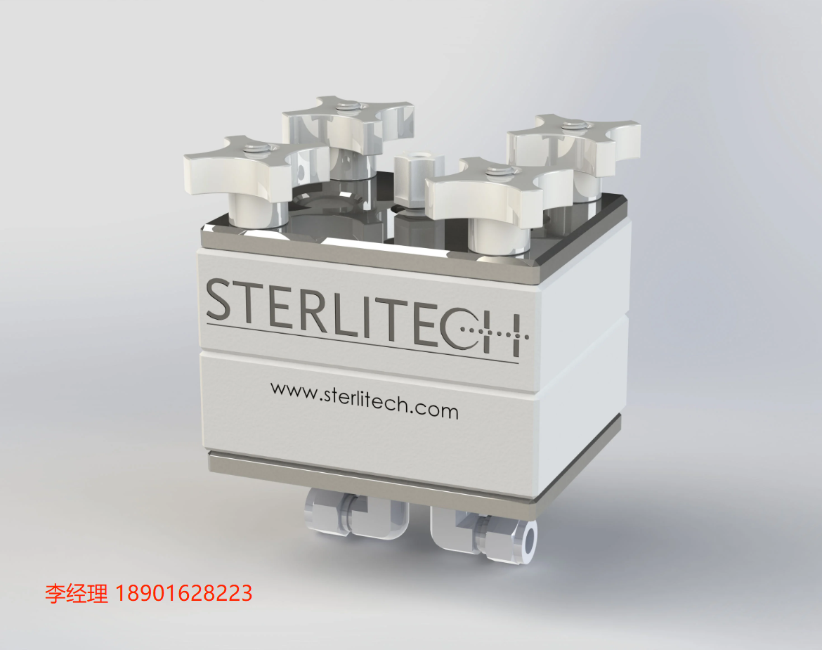 美國 Sterlitech CF016A Electrode Modified Crossflow Assembly, Acrylic  電極改性橫流組件，亞克力