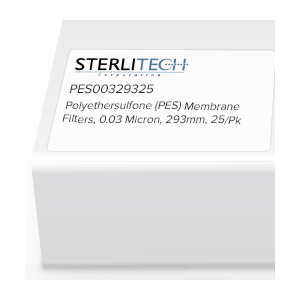 Sterlitech 聚醚砜 （PES） 膜過濾器， 0.03 微米， 293毫米， 25/包 PES00329325