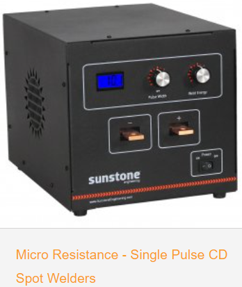 Sunstone CD100SPM 電阻焊機，能量范圍0.1-100瓦