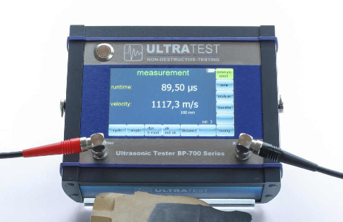 德國UltraTest GmbH,BP-700 型,移動式超聲波檢測儀,僅適用于固體部件和材料手動測量,指數(shù)傳感器,適合橡膠制品檢測